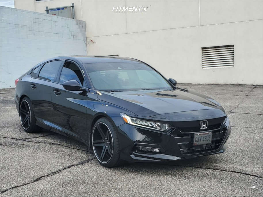 1 2019 Accord Honda Sport Stock Air Suspension Verde Parallax Black