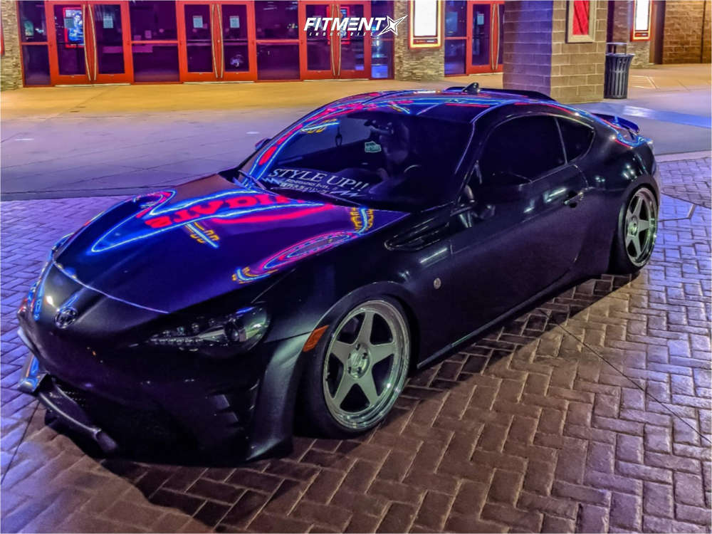 2017 Toyota 86 Base with 18x9.5 Kansei Knp and Michelin 215x35 on