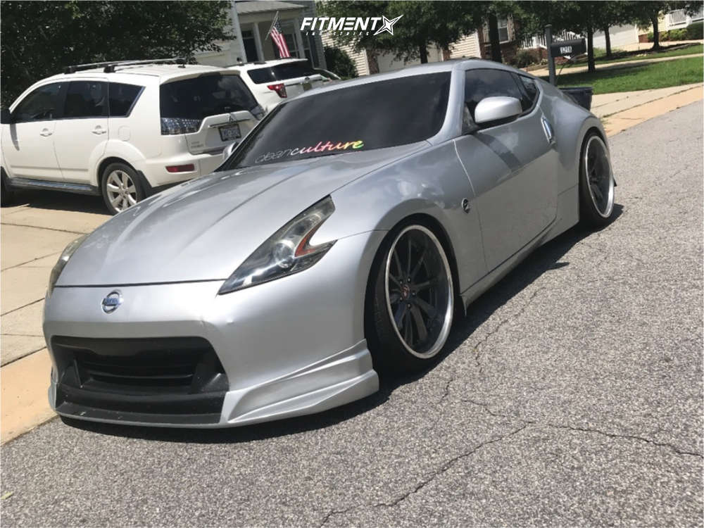 2009 Nissan 370Z Base with 20x8 Weds Vishunu and Lionhart