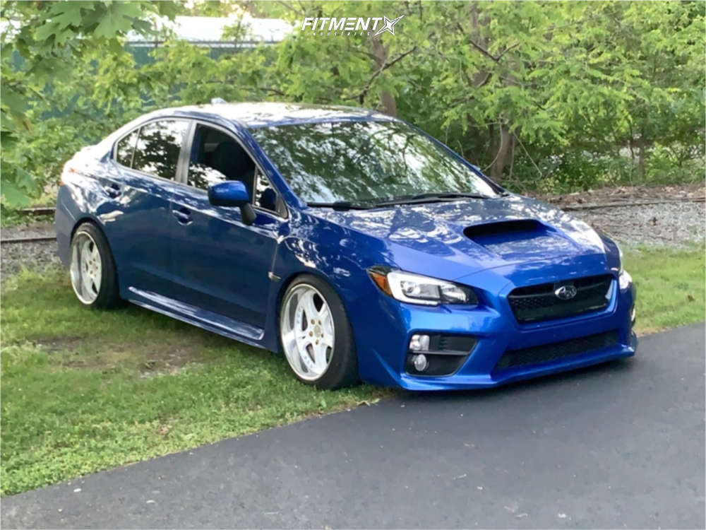 2015 Subaru WRX Limited with 18x10.5 Weds Cerberus and Federal