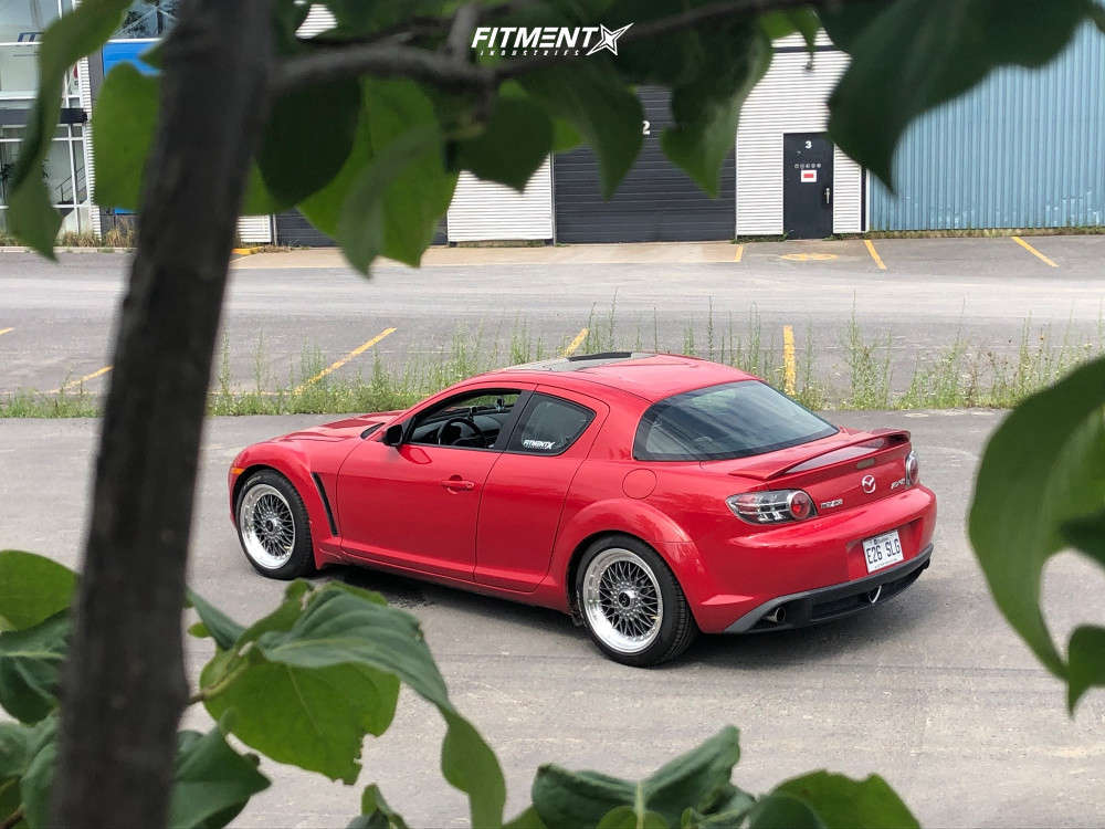 2007 Mazda RX-8 Base with 18x8.5 JNC Jnc004 and Pirelli 225x35 on Stock ...