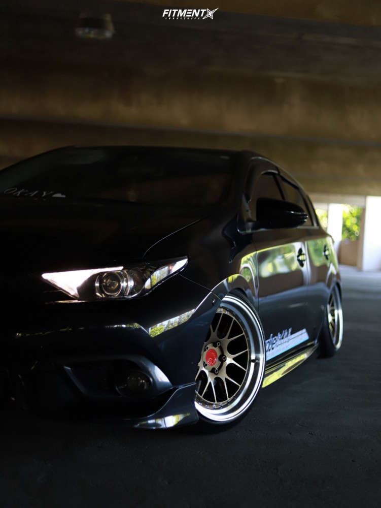 2017 Toyota Corolla IM Base with 18x9.5 Aodhan DS06 and Nankang 215x40 ...