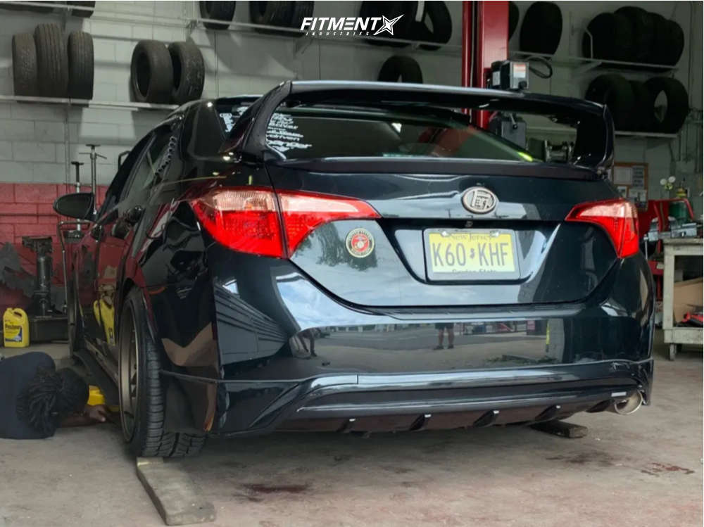 2018 Toyota Corolla LE with 18x9.5 ESR Sr11 and BFGoodrich 225x40 on ...