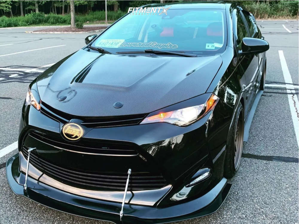 2018 Toyota Corolla LE with 18x9.5 ESR Sr11 and BFGoodrich 225x40 on ...