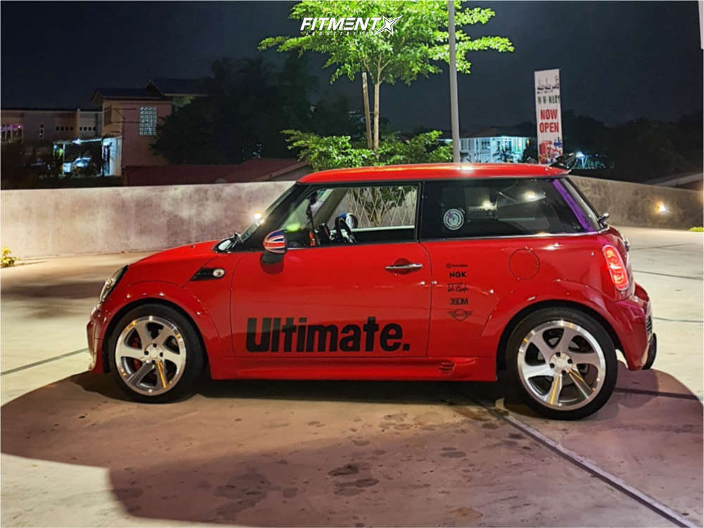 2013 Mini Cooper Base with 17x8 3SDM 0.06 and Michelin 205x45 on Stock ...