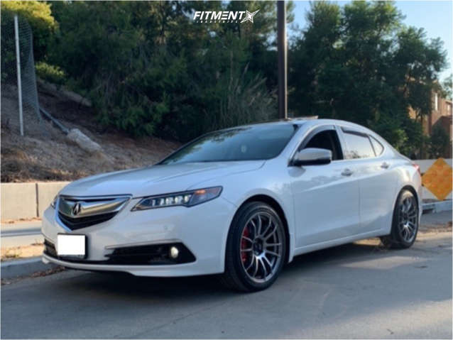 2015 Acura TLX Base with 19x8.5 AVID1 AV20 and Falken 245x40 on