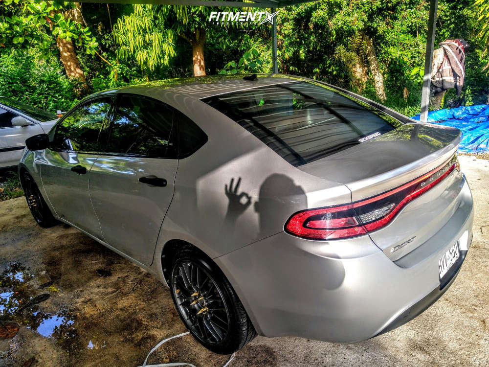2013 Dodge Dart SE with 18x8 Enkei Ekm3 and Kumho 225x35 on Stock