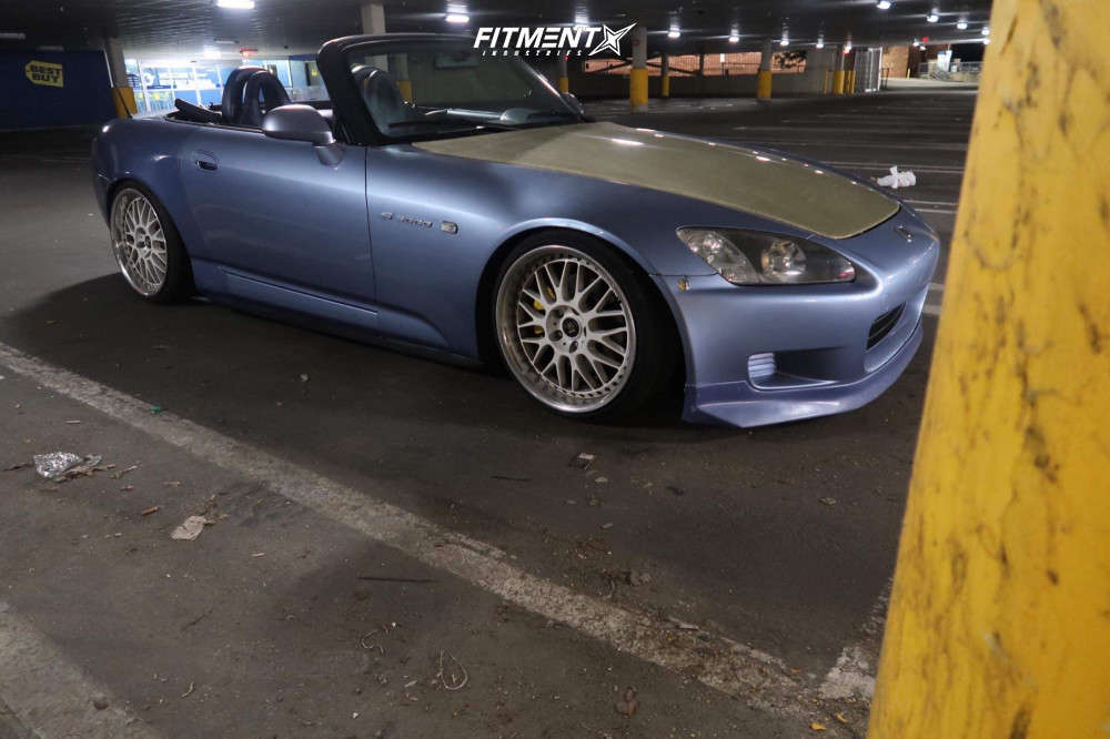 2002 Honda S2000 Base with 18x9 Work VS XX and Nitto 225x35 on