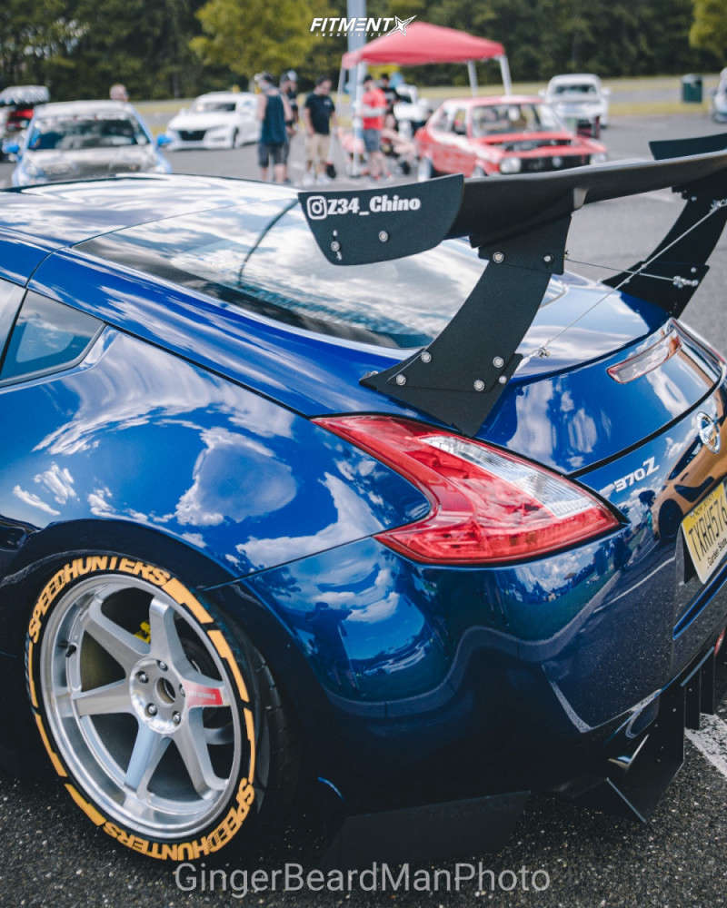 2017 Nissan 370Z Base with 19x9.5 ESR Sr07 and Continental 245x45 on ...