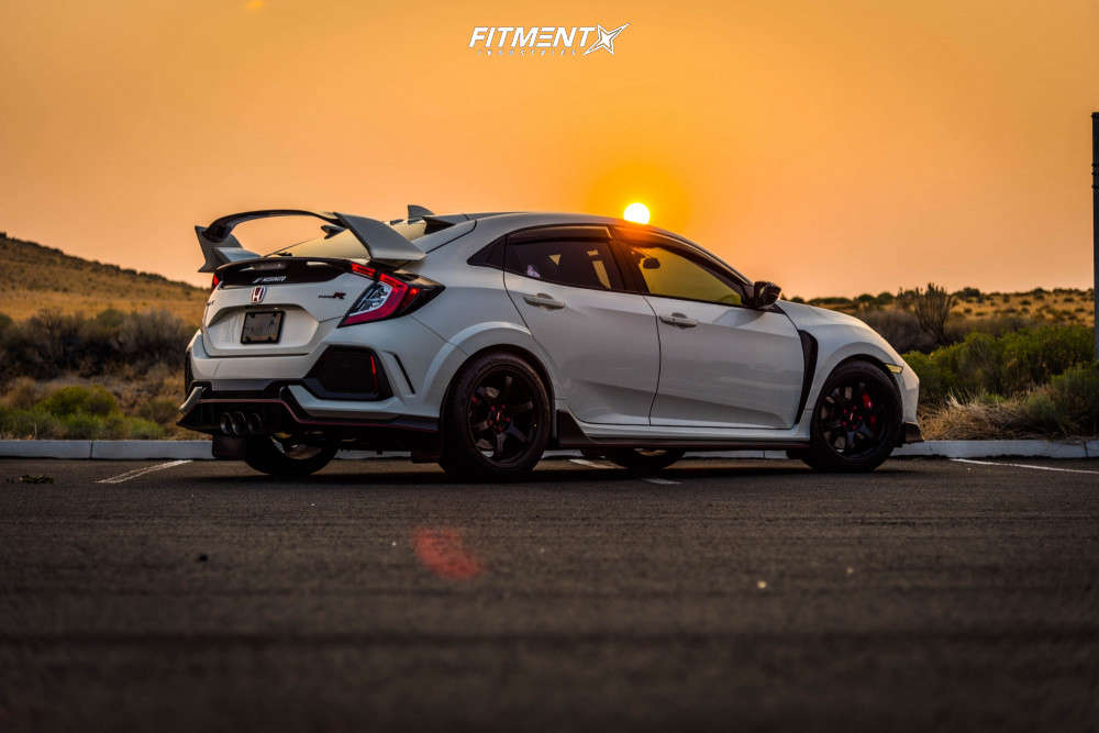 Type R Fitment 2019 Honda Civic Type R with 18x9.5 Gram Lights 57DR and Goodyear ...