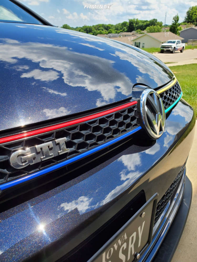 2013 Volkswagen GTI Base with 18x8.5 Regen5 R31 and Continental 225x45 ...