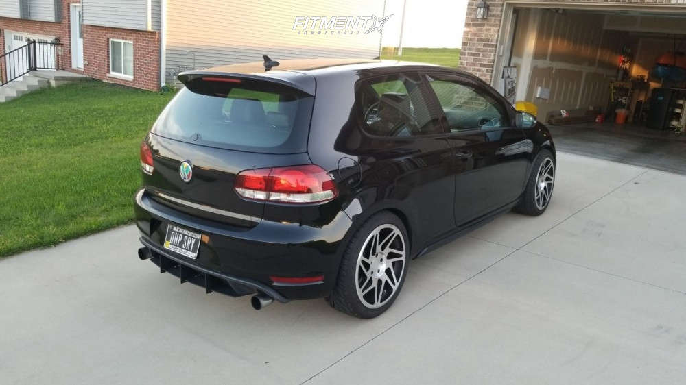 2013 Volkswagen GTI Base with 18x8.5 Regen5 R31 and Continental 225x45 ...