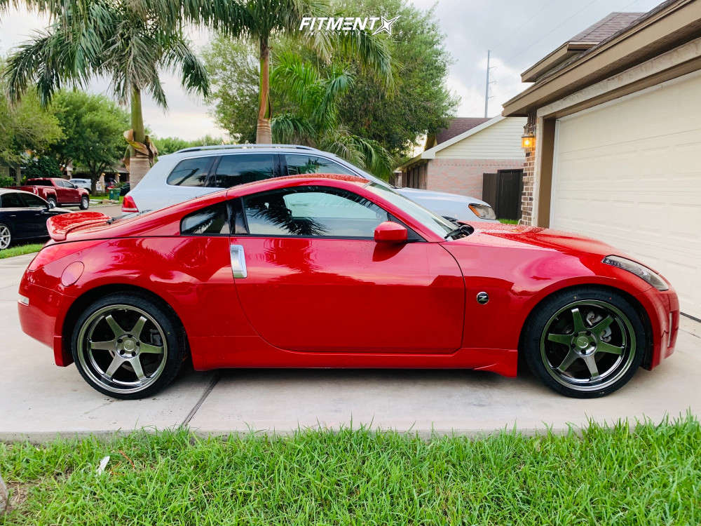 2007 Nissan 350Z Base with 19x9.5 Vordoven Forme 10 and Cosmo 255x35 on ...