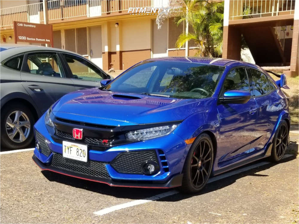 2019 Honda Civic Type R with 18x8 Touren Tf03 and Michelin 245x30 on ...