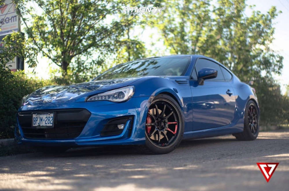 2018 Subaru BRZ Sport-tech RS with 18x9.5 Volk CE28CRii and