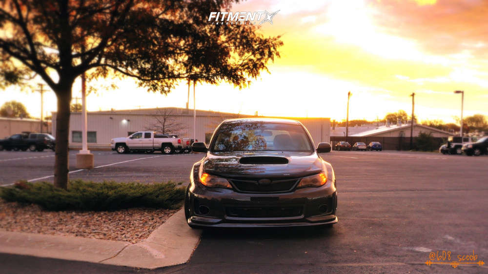 2013 Subaru WRX Base with 18x8 Niche Misano and Yokohama