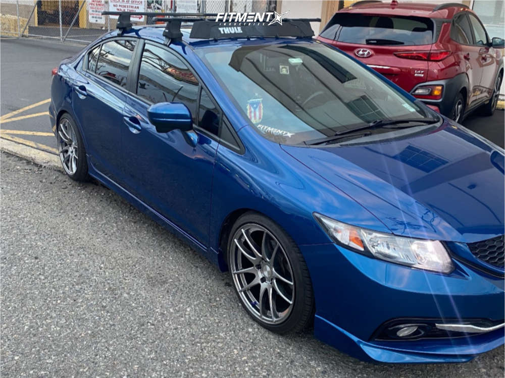 2015 Honda Civic EX-L with 18x8.5 AVID1 AV32 and Hemisphere 215x40