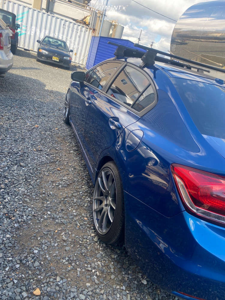 2015 Honda Civic EXL with 18x8.5 AVID1 AV32 and Hemisphere 215x40 on