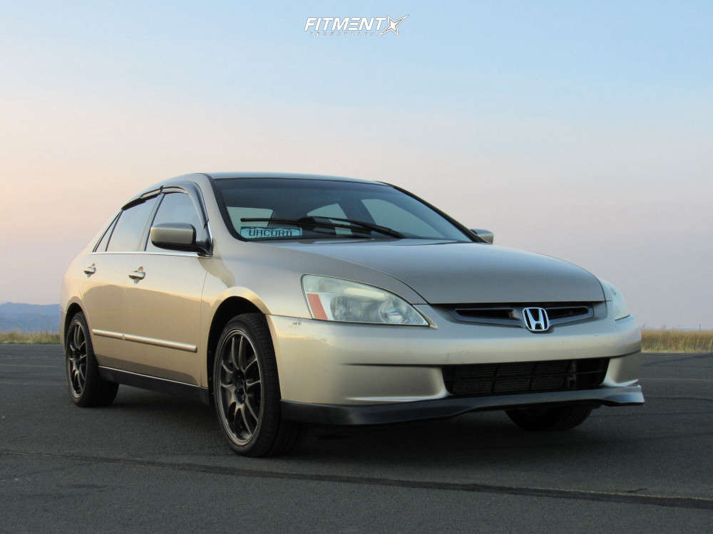 2003 Honda Accord LX with 18x7.5 Work Emotion Cr Kiwami and