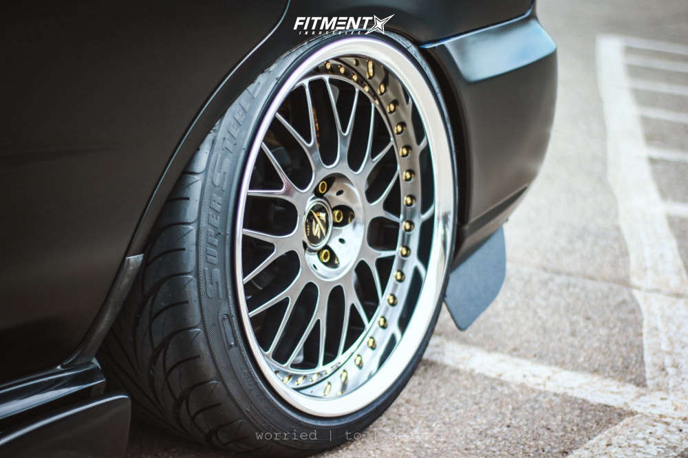 2004 Subaru WRX Base with 18x9.5 Work Vs Xx and Federal 225x40 on