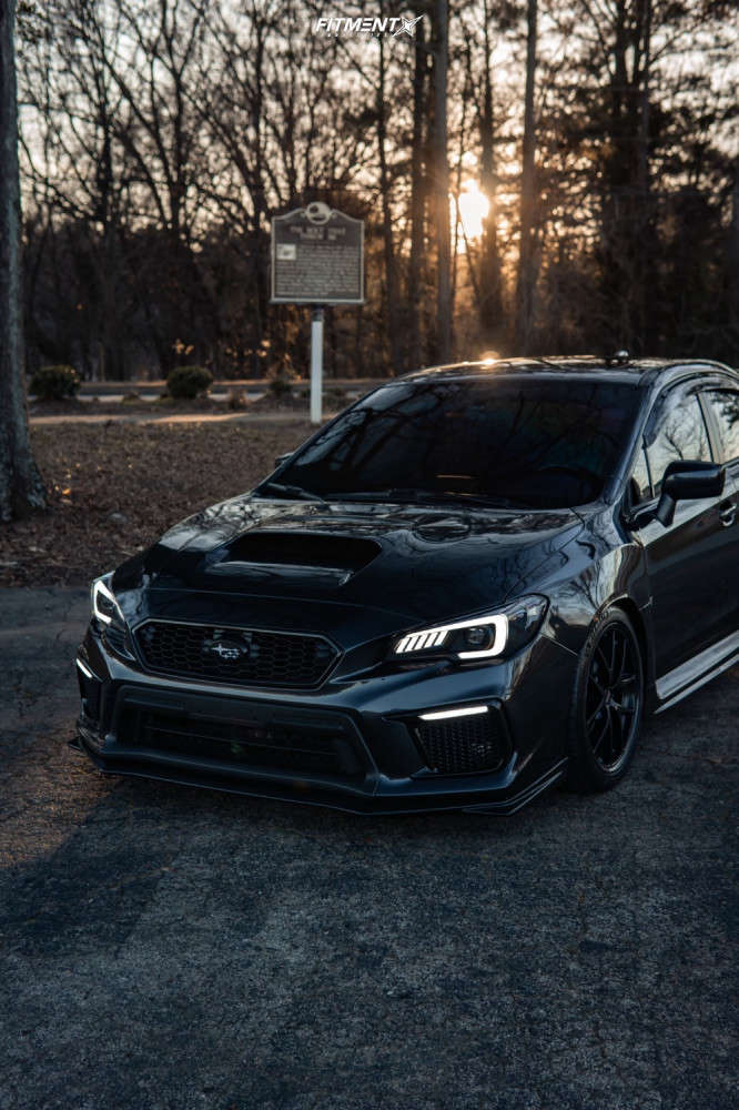 2017 Subaru WRX Premium with 18x8.5 BBS Sr and Michelin 245x40 on ...