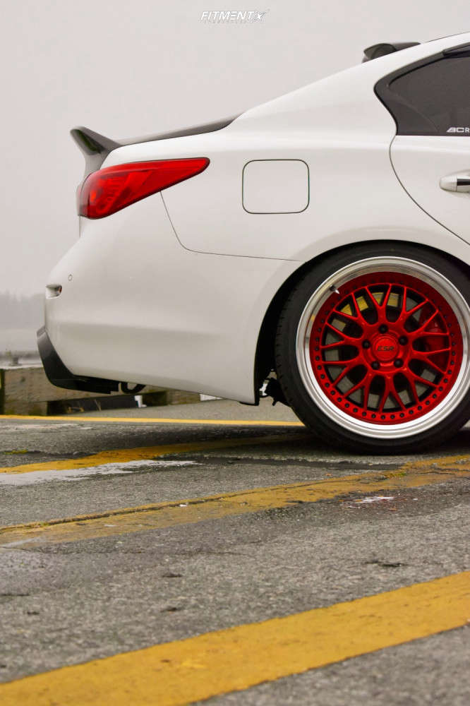 2015 INFINITI Q50 Sport with 19x9.5 ESR Sr01 and Ironman 225x35 on ...