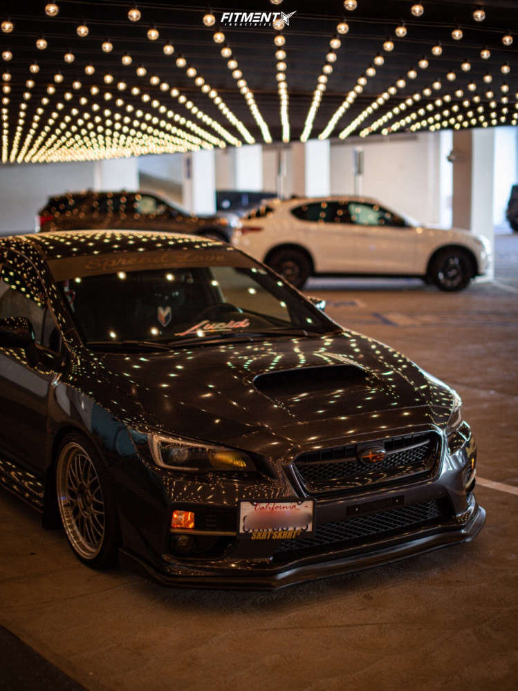 WRX m~t 22〜23 2017 Subaru WRX Base with 19x8.5 MST LeMans and Nankang