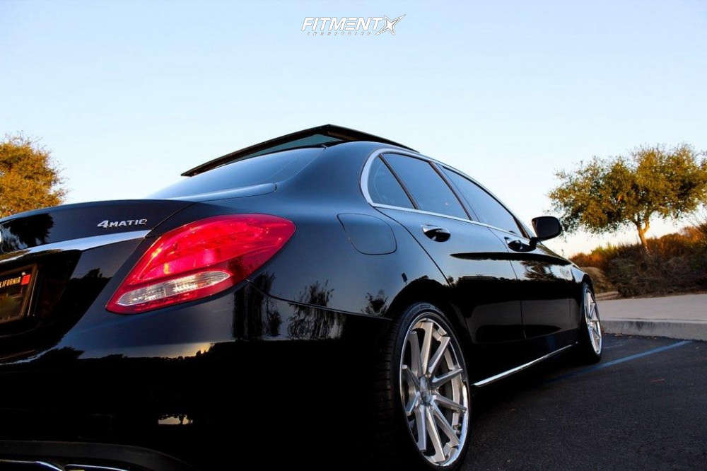 2017 MercedesBenz C300 4Matic with 19x9.5 Ferrada FR4 and Falken