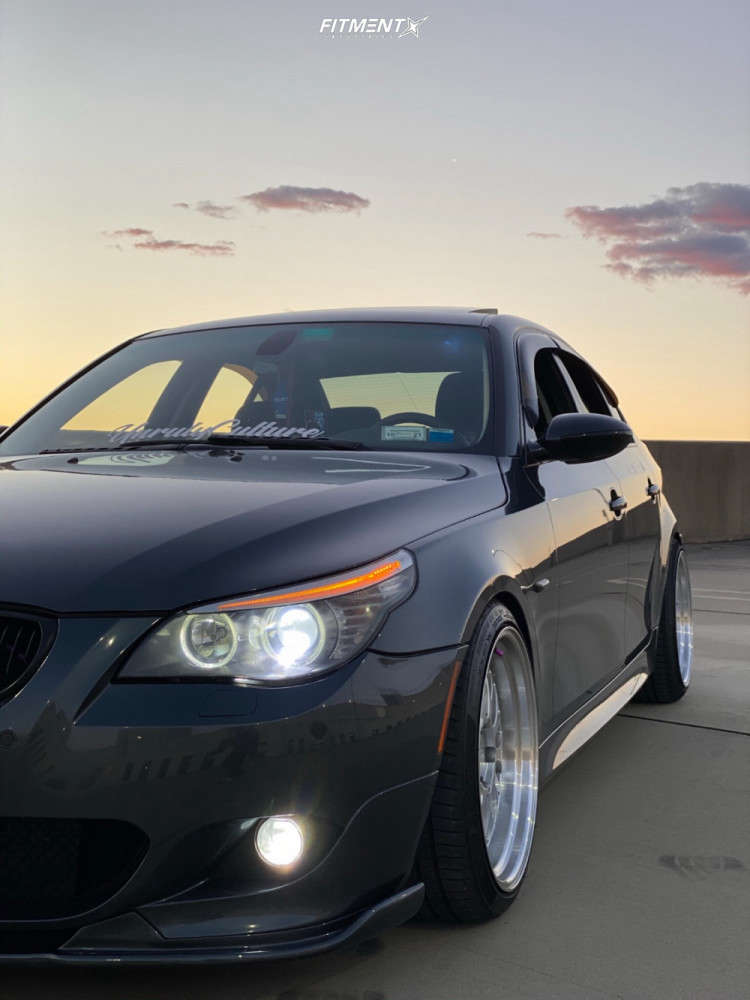 2008 BMW 528xi Base with 19x9.5 ESR Sr05 and Cosmo 275x30 on Coilovers ...