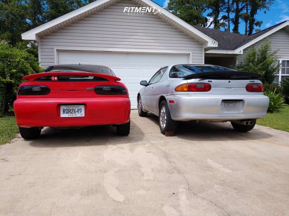 1993 Mazda MX-3 GS with 17x7 Tenzo R Shu-4 and Kumho 205x40 on