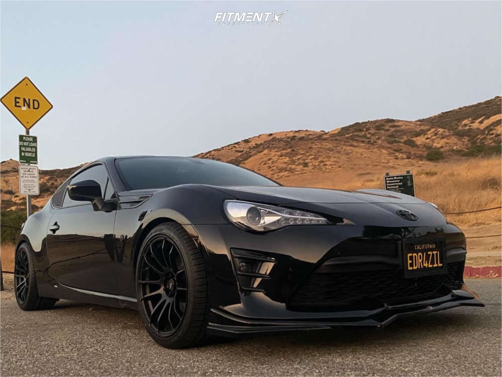 2018 Toyota 86 Base with 18x9.5 AVID1 AV20 and Falken 255x35 on