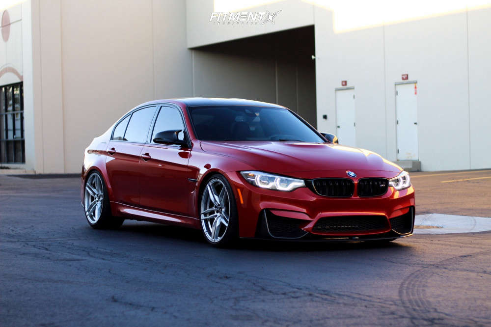 2018 BMW M3 Base with 20x9.5 Vorsteiner V-ff110 and Michelin