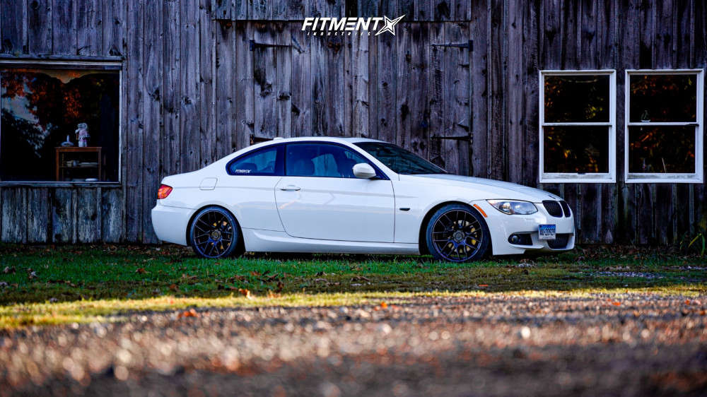 2011 BMW 328i XDrive Base with 18x8.5 Aodhan Ah-x and Firestone 235x40 ...