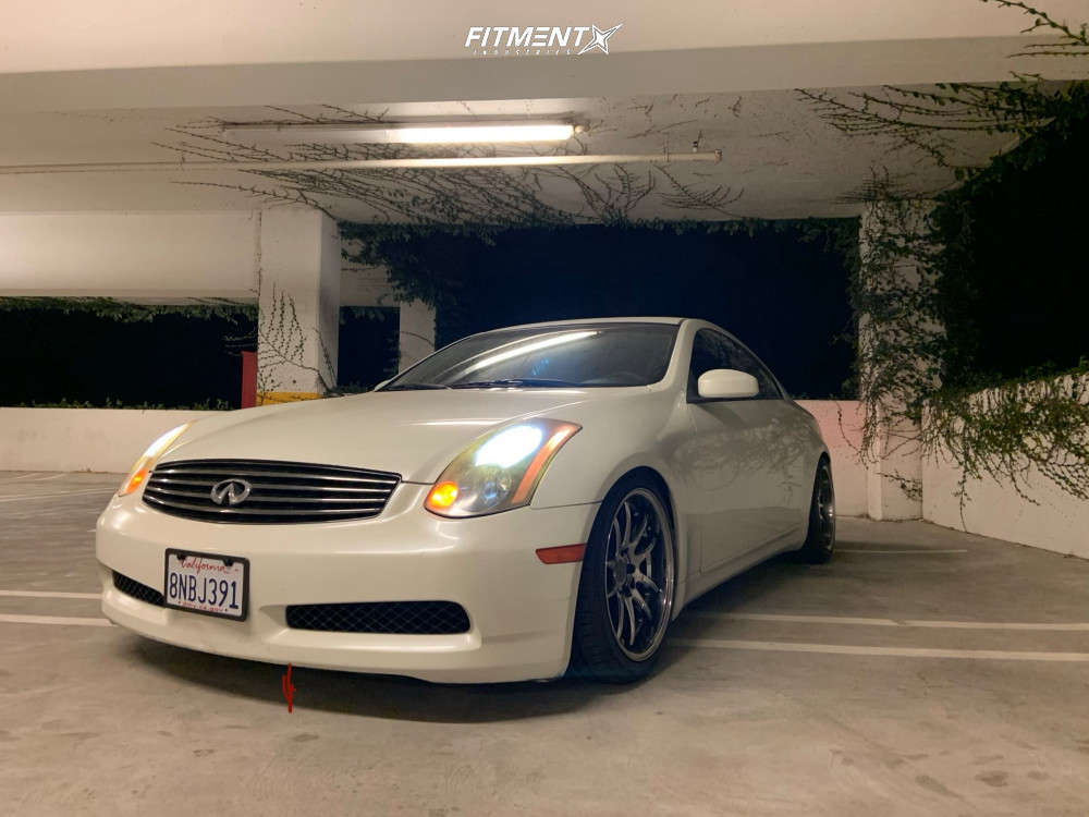 G35 Rear 2003 2003 INFINITI G35 Base with 18x9.5 Aodhan Ds02 and Federal 245x35 on ...