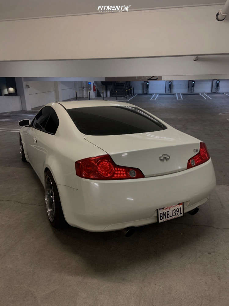 G35 Rear 2003 2003 INFINITI G35 Base with 18x9.5 Aodhan Ds02 and Federal 245x35 on ...