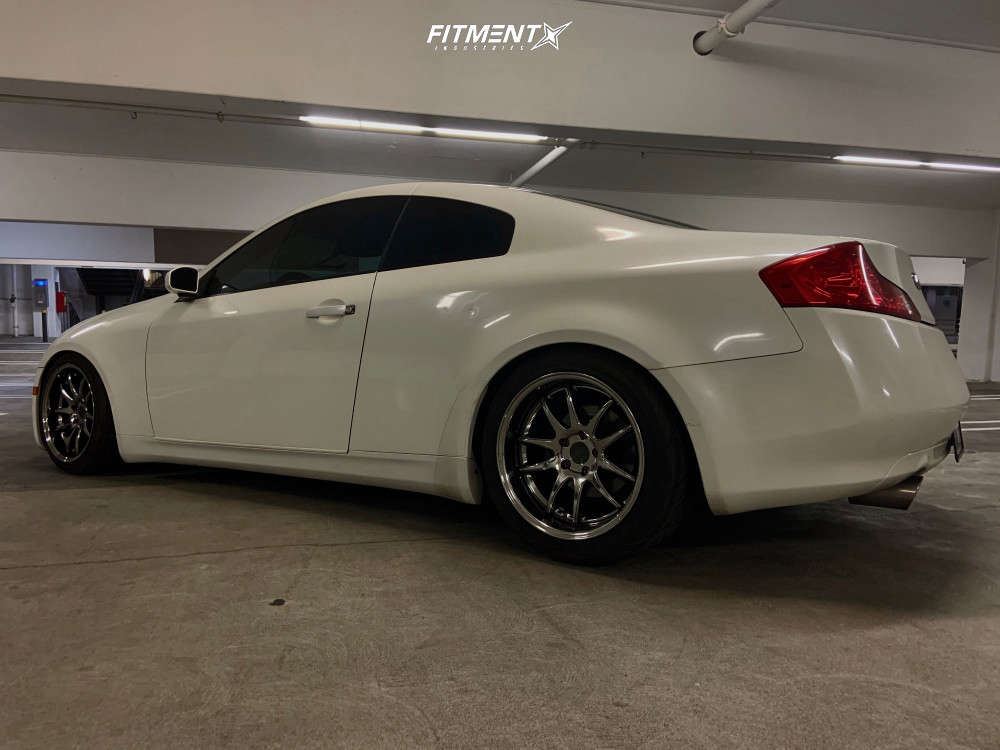 G35 Rear 2003 2003 INFINITI G35 Base with 18x9.5 Aodhan Ds02 and Federal 245x35 on ...