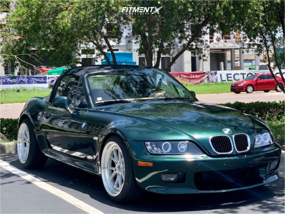 2000 BMW Z3 Roadster with 18x9.5 Aodhan Ds08 and Federal 225x40 on