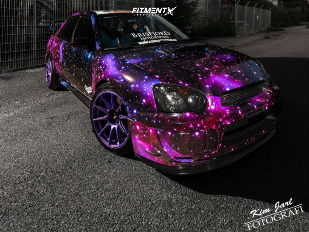 2005 Subaru Impreza WRX STI with 18x8.25 XXR 527 and Kumho 225x40