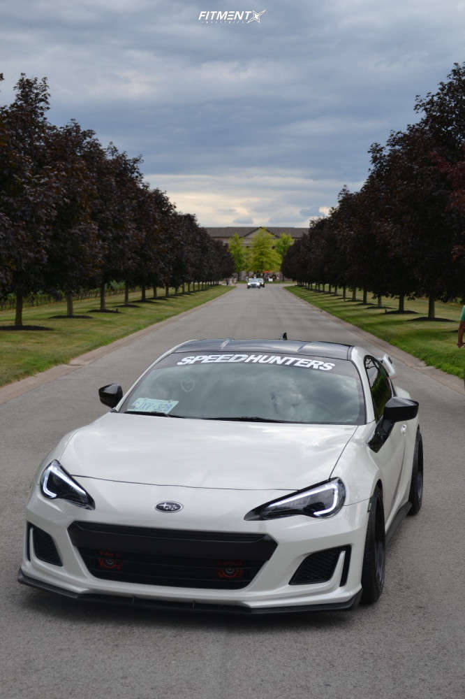 19 Subaru Brz Sport Tech Rs With 18x9 5 Aodhan Ah02 And Michelin 245x35 On Coilovers Fitment Industries