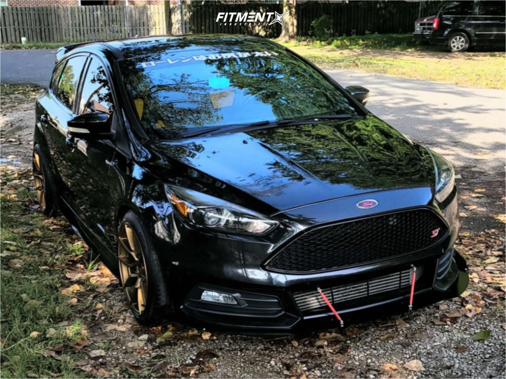 Option Lab Rims R716 Focus 2015 Ford Focus ST with 18x9.5 Option Lab R716 and Continental 235x40 ...
