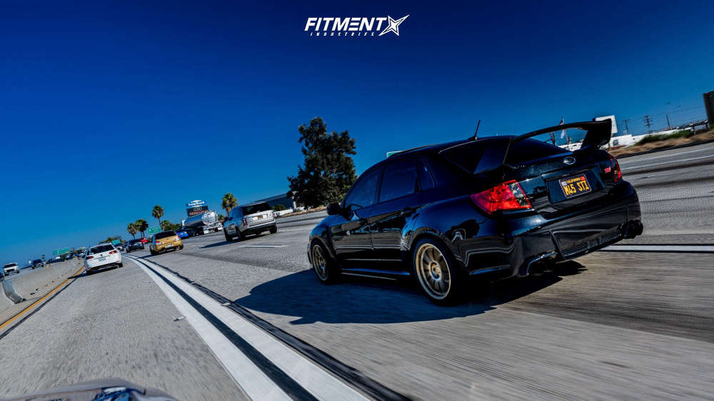 2013 Subaru WRX STI Sport-tech with 18x9.5 Volk Ze40 and Michelin