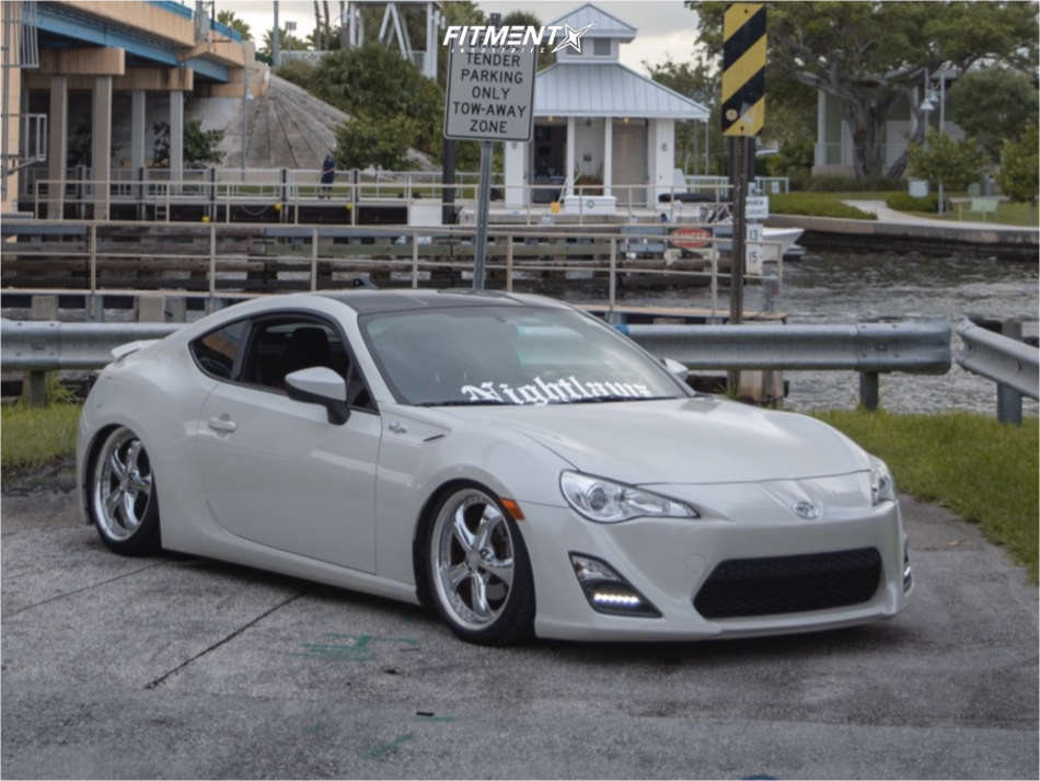 2016 Scion FR-S Base with 18x7.5 Work VS KF and Nitto 205x40 on