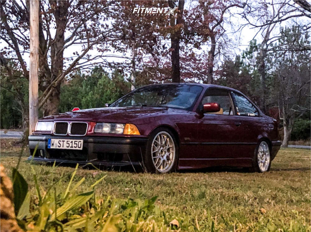1996 BMW 328is Base with 17x8 BBS Xr203 and Continental 225x45 on