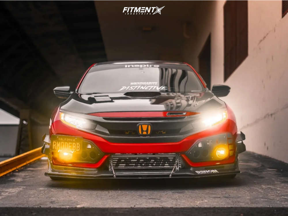 2018 Honda Civic Type R with 18x9.5 Advan Racing RS-D and Firestone ...