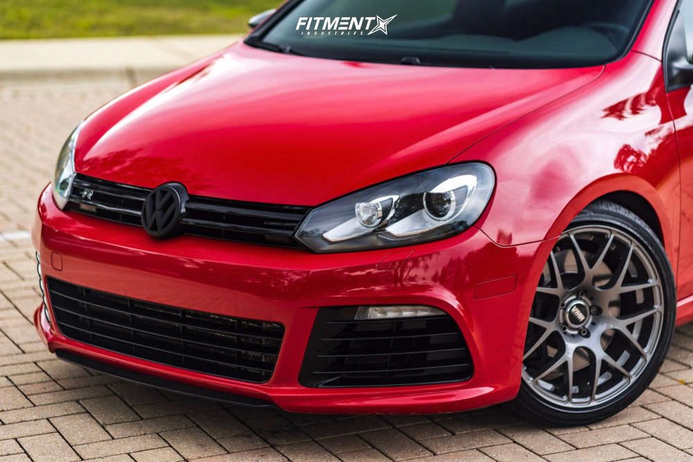 2012 Volkswagen Golf R Base With 18x9 5 Vmr V710 And Bfgoodrich 225x40 On Coilovers 1362500 Fitment Industries