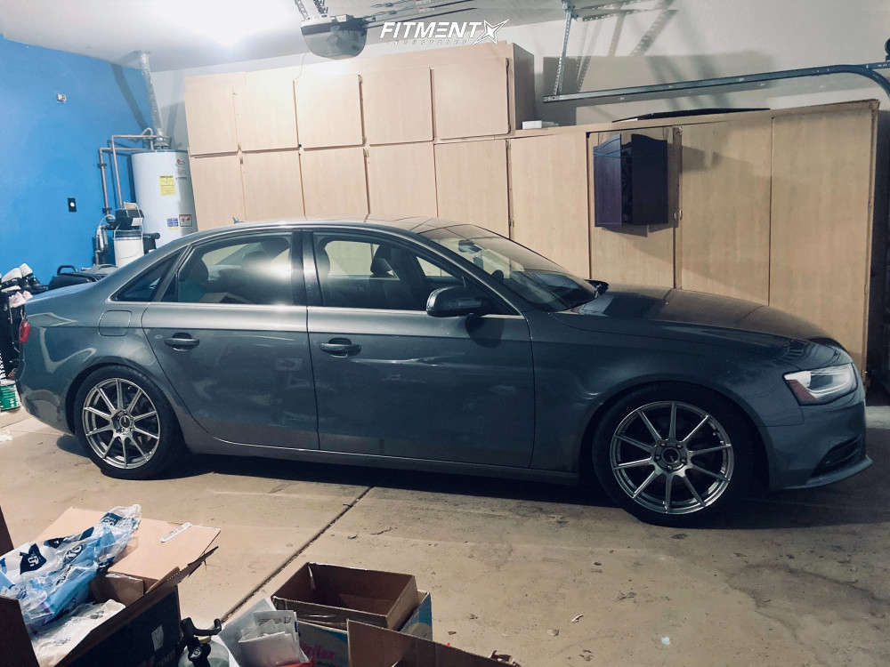 2013 Audi A4 Quattro Premium Plus with 18x8 Enkei Ts10 and Vercelli