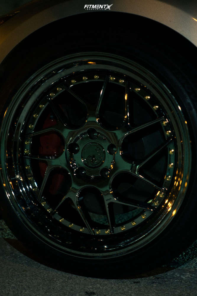 2017 INFINITI Q60 3.0 Red Sport 400 with 19x9.5 Aodhan Ds01 and Ironman