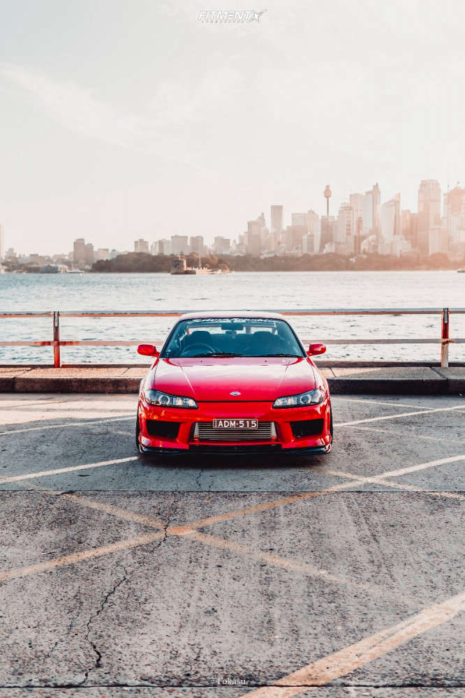 2001 Nissan 200SX Base with 18x9.5 SSR Professor Sp5 and Michelin ...