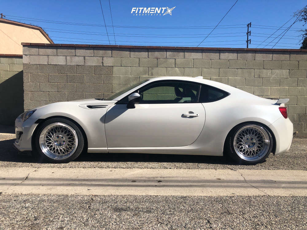 2017 Subaru BRZ Limited with 18x9.5 Aodhan Ah05 and Kinforest