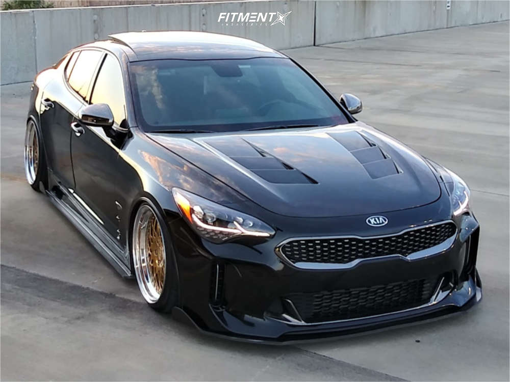 G33＋HD-5 Stinger 2018 Kia Stinger GT1 with 19x10.5 GMR Gs-105 and Ironman